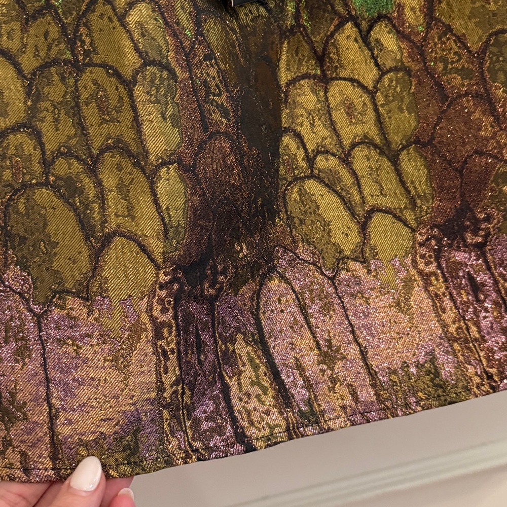 THML flutter sleeve metallic top - Picture 6 of 7